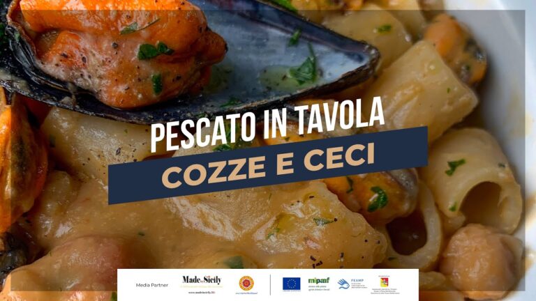 pescato in tavola: cozze e ceci